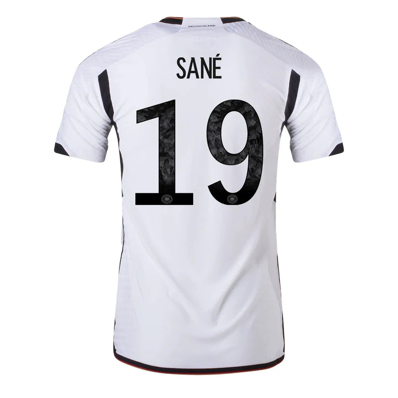 Germany 22/23 Home Jersey W/Sane #19 Printing