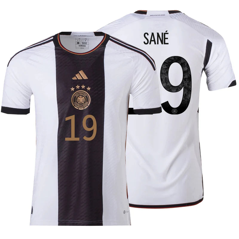 Germany 22/23 Home Jersey W/Sane #19 Printing