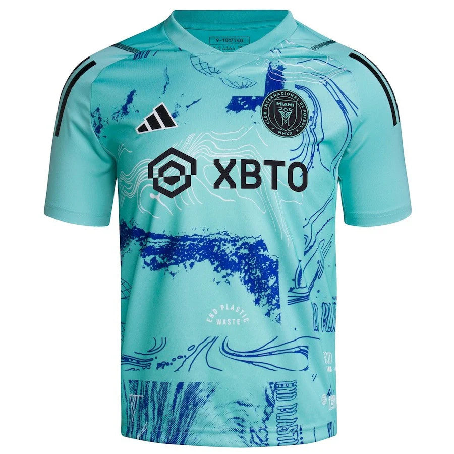 Inter Miami 23/24 One Planet Youth Jersey W/Sergio #5 Printing