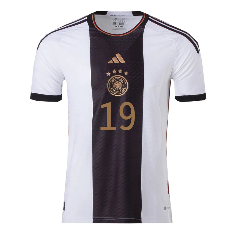 Germany 22/23 Home Jersey W/Sane #19 Printing