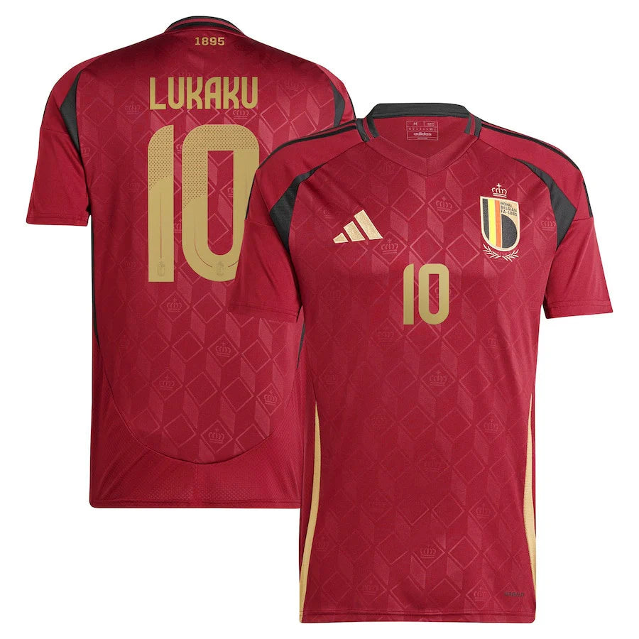 Belgium 24/25 Home Jersey W/Lukaku #10 Printing