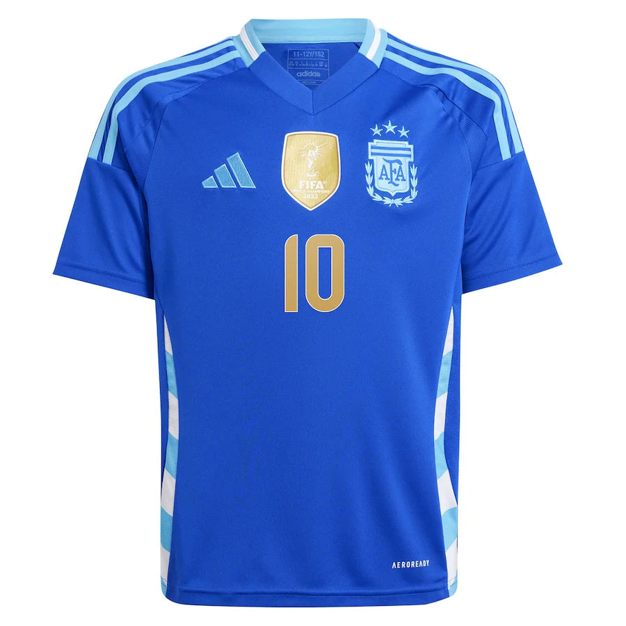 Argentina 24/25 Away Jersey W/Messi #10 Printing