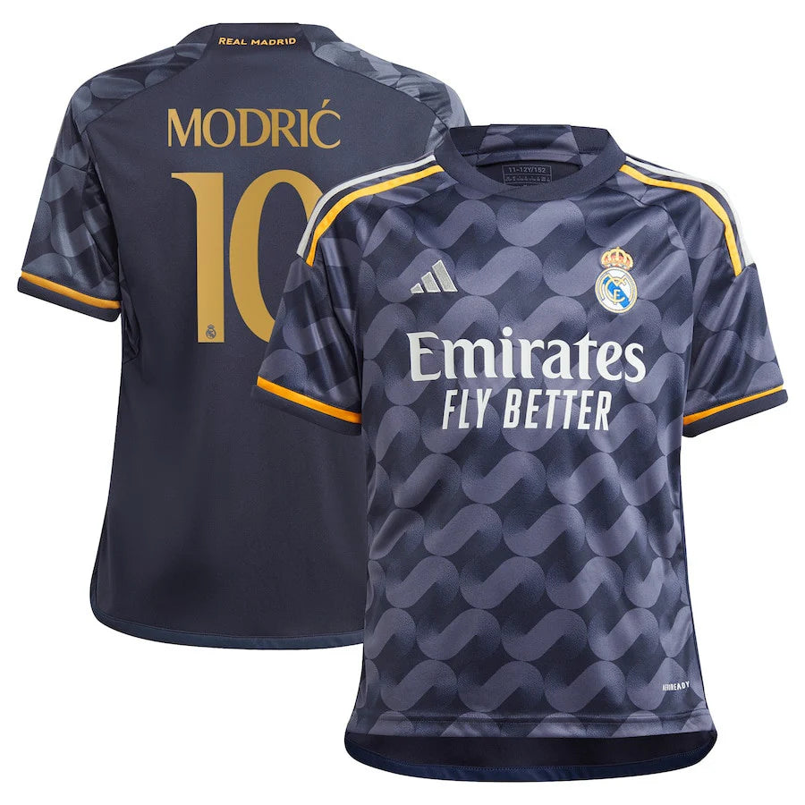 Real Madrid 23/24 Away Jersey W/ Modrić #10 Printing