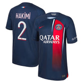 PSG 23/24 Home Jersey W/Hakimi #2 Printing