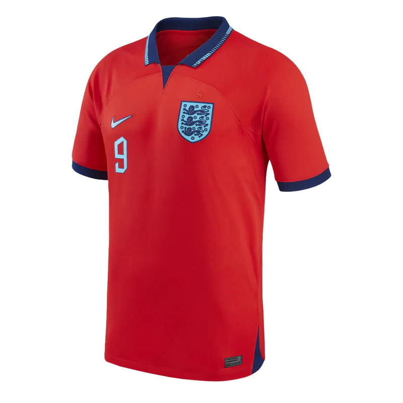England 22/23 Away Jersey W/Kane #9 Printing