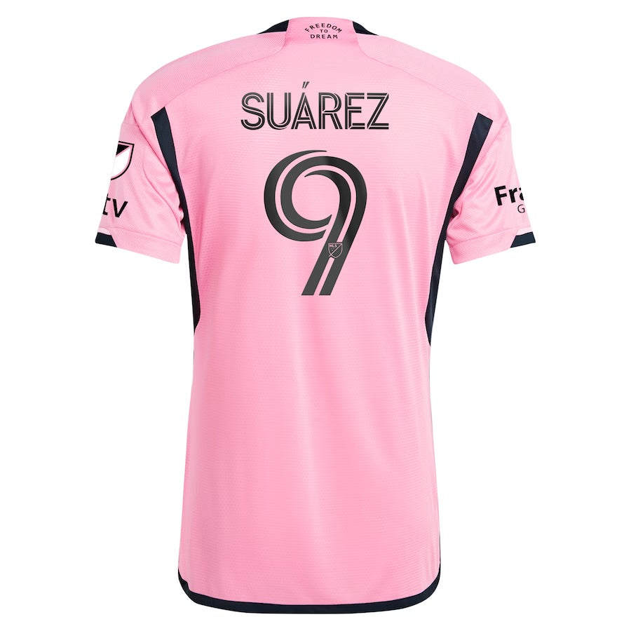 INTER MIAMI 24/25 HOME JERSEY W/SÚAREZ #9 PRINTING