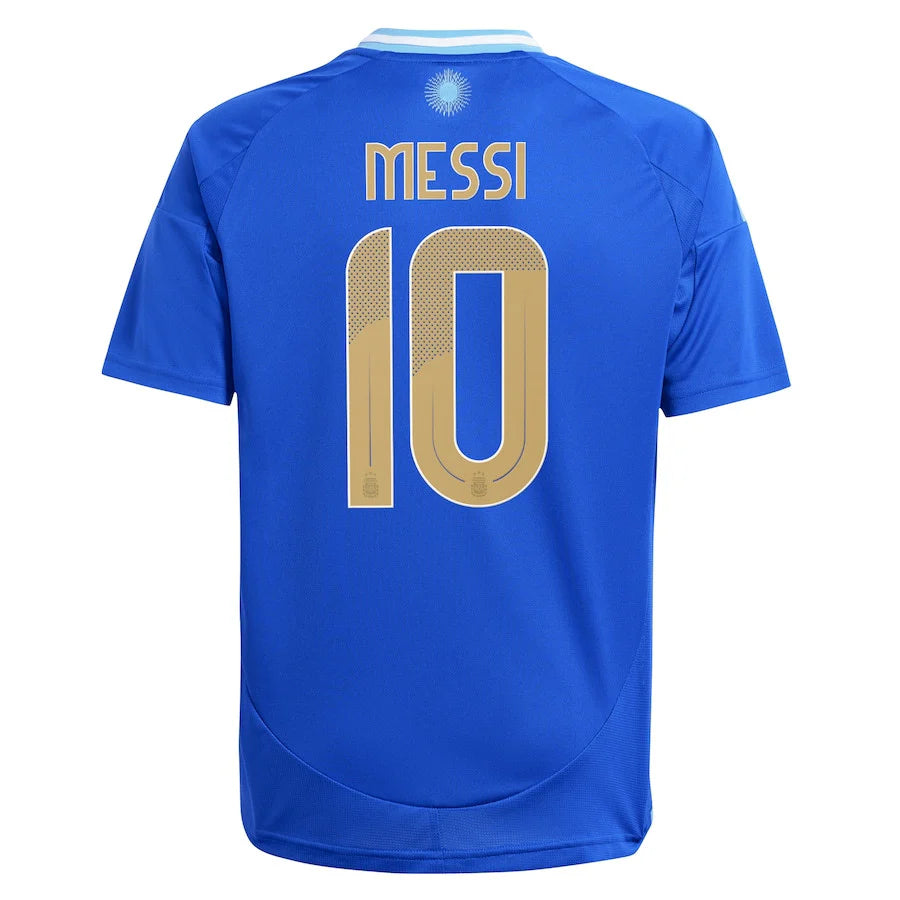 Argentina 24/25 Away Jersey W/Messi #10 Printing