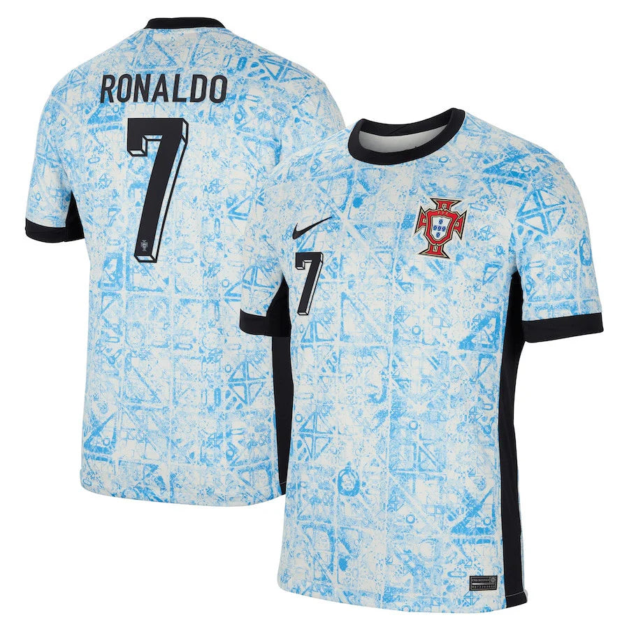 Portugal 24/25 Away Jersey W/Ronaldo #7 Printing