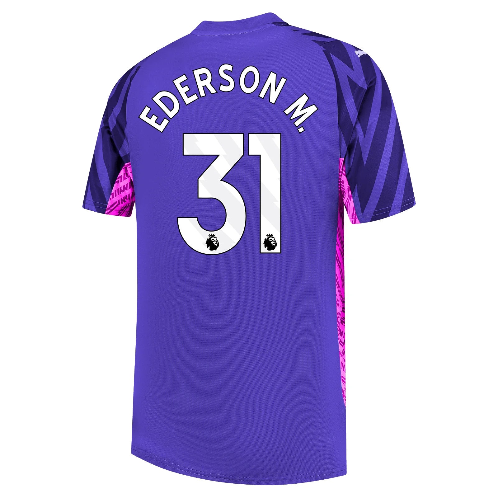 Manchester City 23/24 Goalkeeper Jersey W/Ederson M. #31 Printing