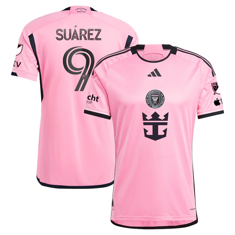 INTER MIAMI 24/25 HOME JERSEY W/SÚAREZ #9 PRINTING